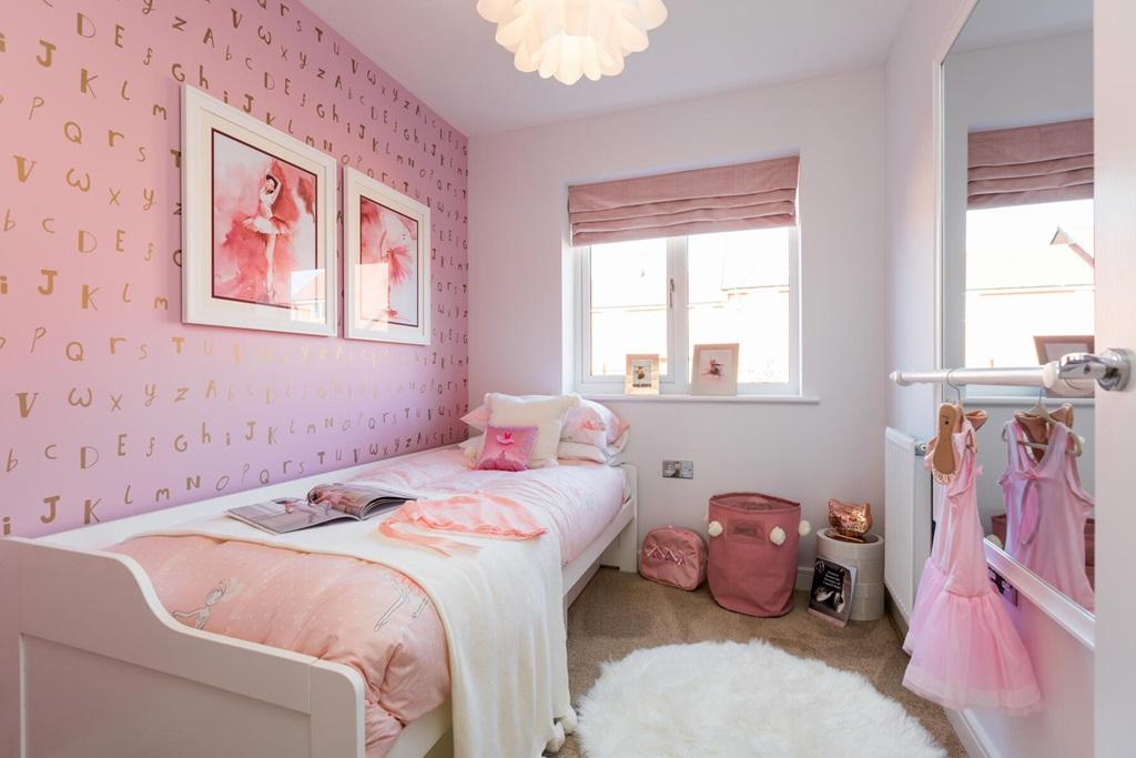 Bedroom 3 would be ideal for the children
