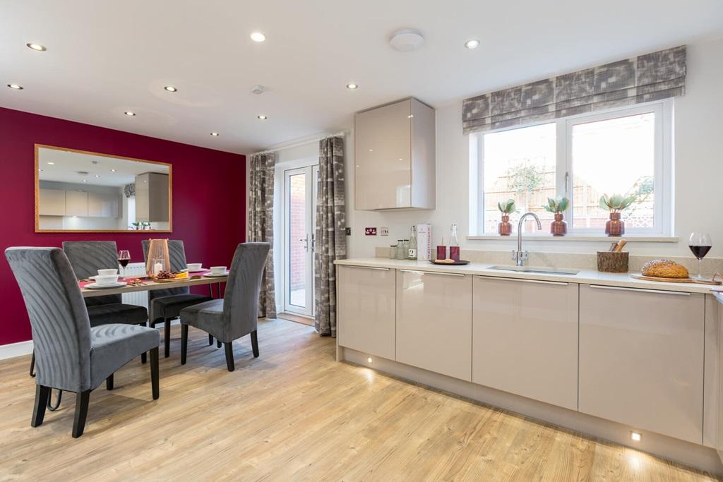 The French doors providing rear garden access