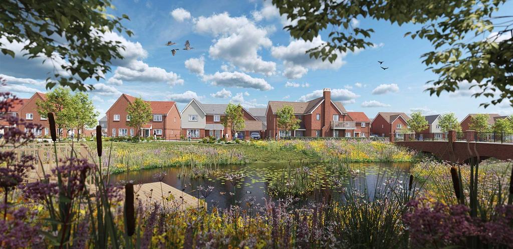 Eastbrook-village, An exterior CGI of Eastbrook...