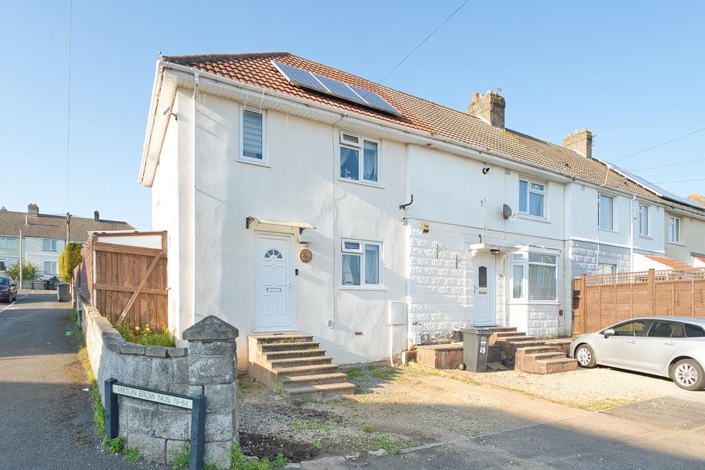 Milton Brow, BS22 3 bed end of terrace house for sale - £220,000