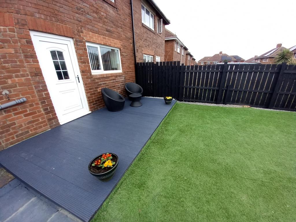 Rear garden
