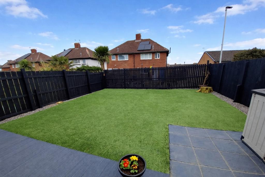 Rear garden