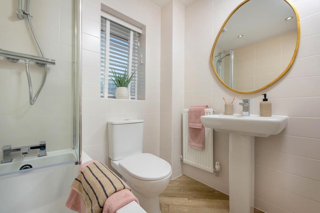 Internal image of the bathroom in the Ellerton...