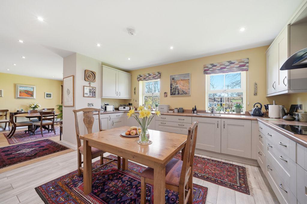 Open plan dining...
