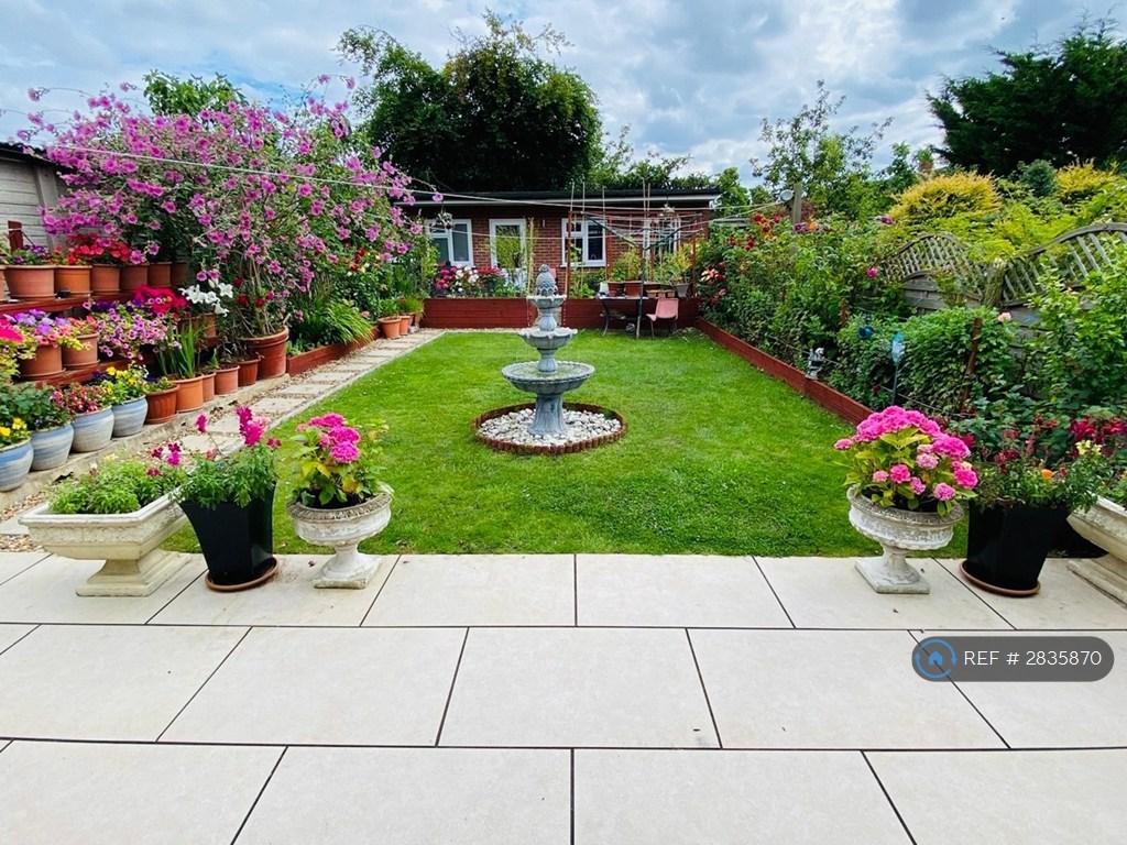 Garden With Summerhouse At The Rear