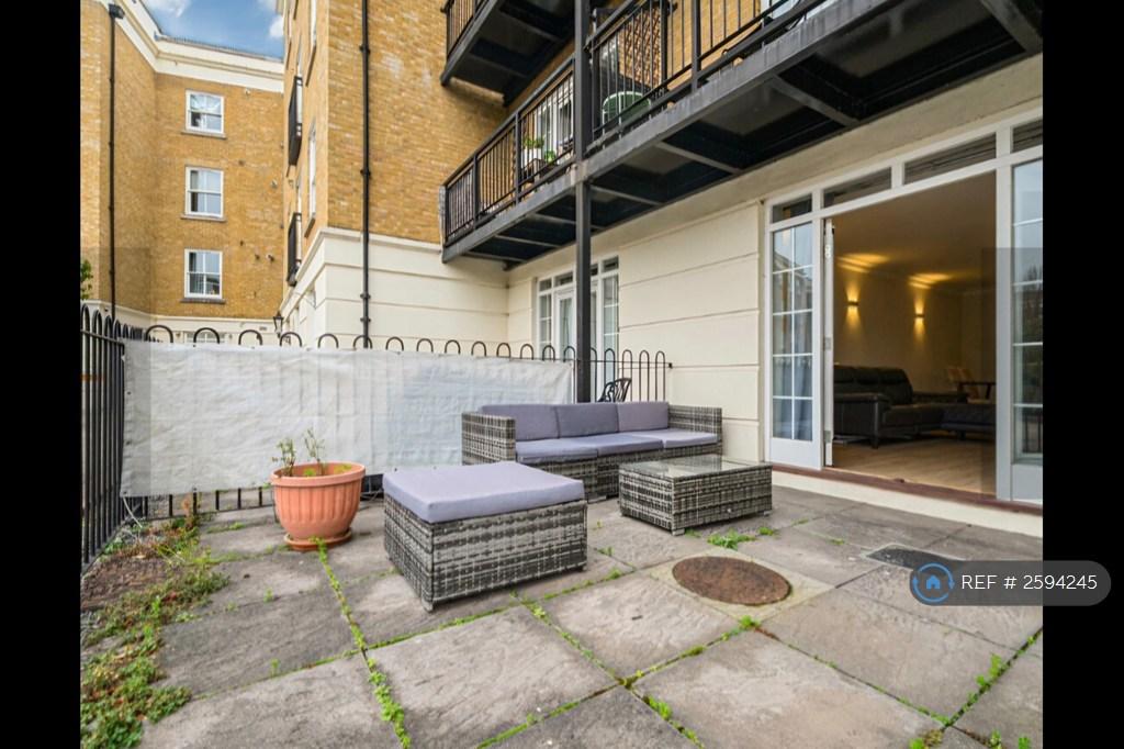 Private Patio With Outdoor Furniture