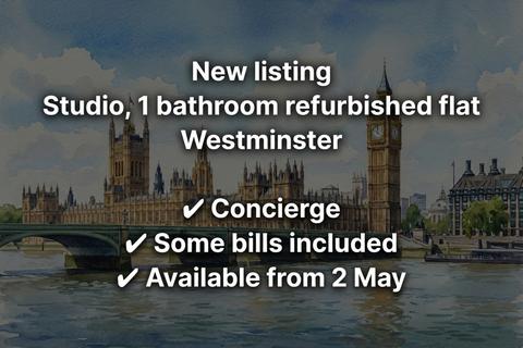 Studio to rent, Edgware Road
