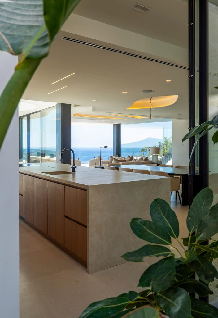 Kitchen, open plan living
