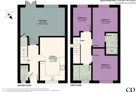 3 bedroom semi-detached house for sale, Binyon Gardens, Stotfold, SG5