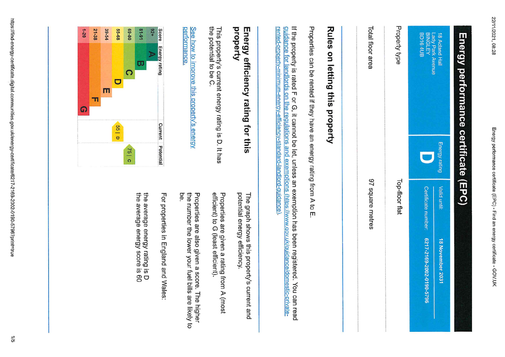 EPC Certificate