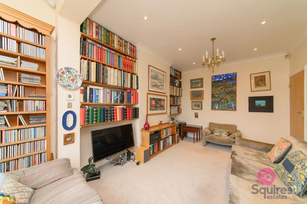 Living room, fireplace