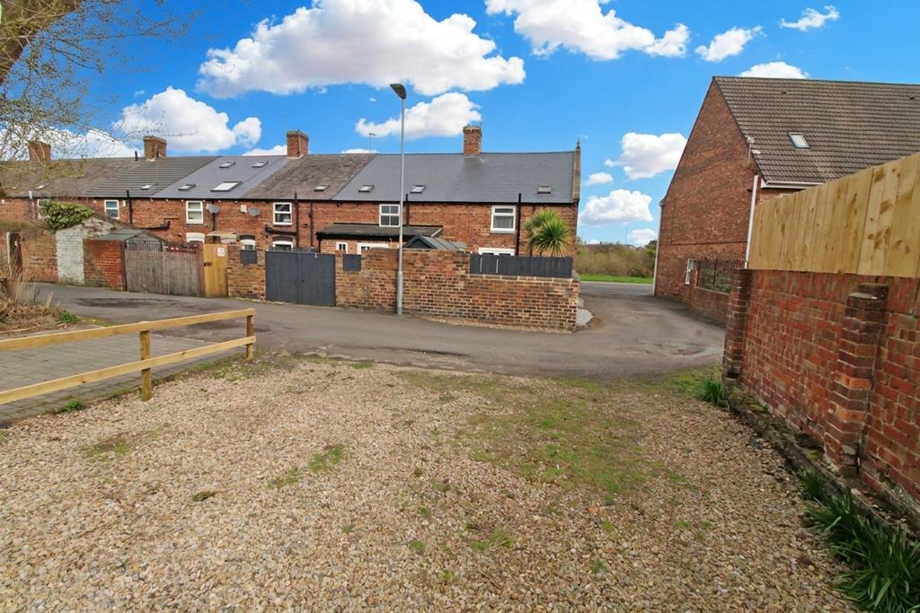 Rear driveway
