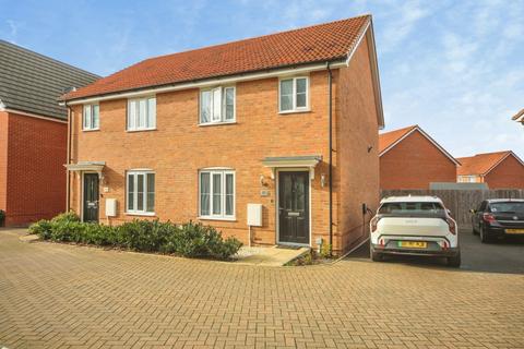 3 bedroom semi-detached house for sale, Jarmain Road, STOWMARKET, Suffolk, IP14