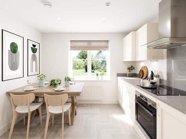 Kitchen, open plan living