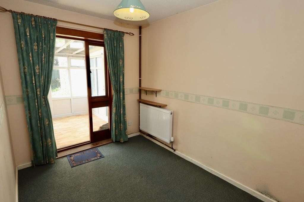 Bedroom 2 leading to conservatory