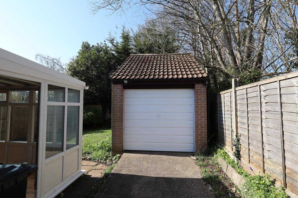Garage with 50' long driveway