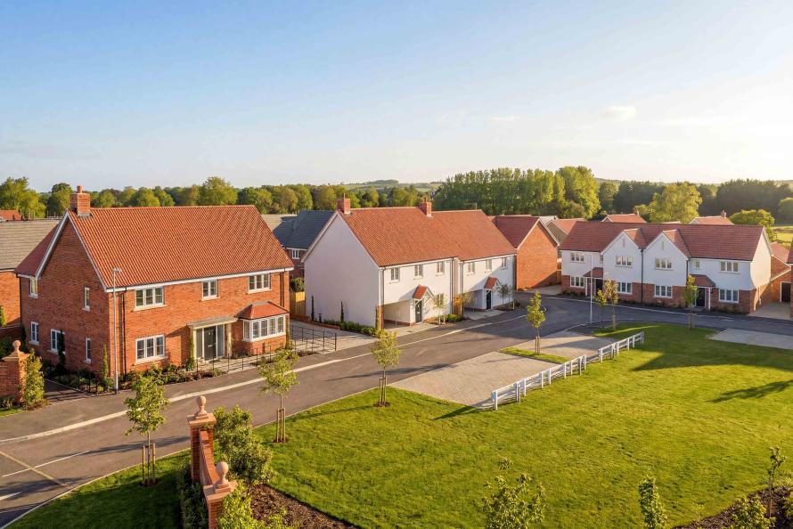 Street Scene at Audley Green, Great