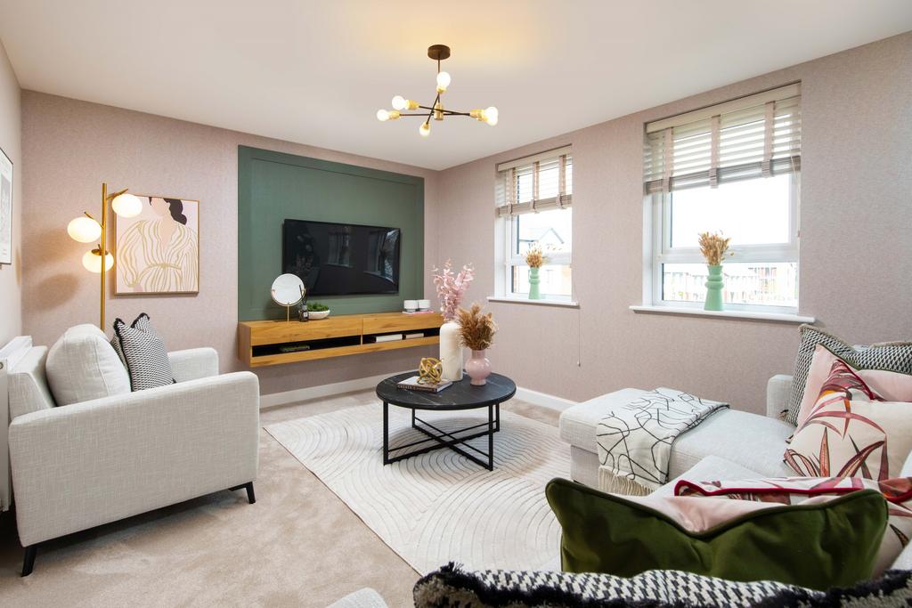 Open-plan kitchen in the Greenwood Show Home at...