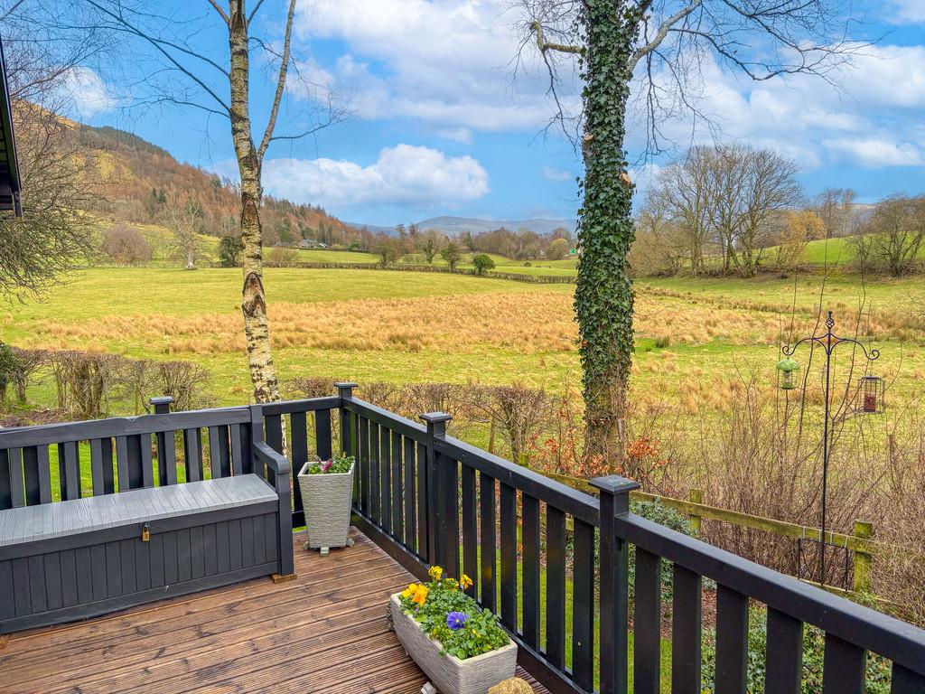 View from Decking