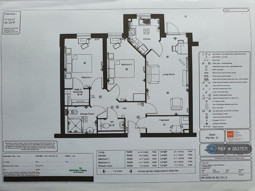 Apartment 1 - Floor Plan