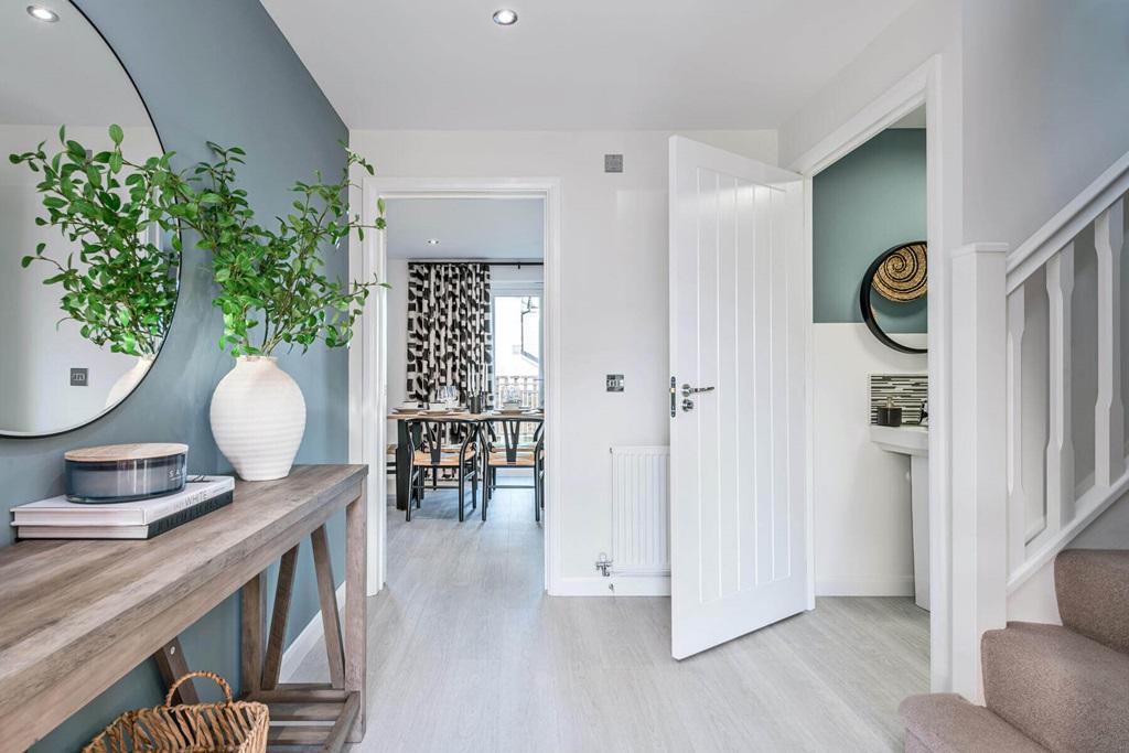 The Maxwell has a bright hallway