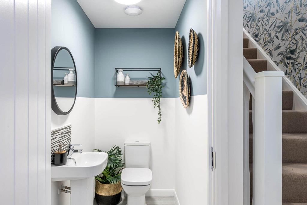 Convenient downstairs toilet