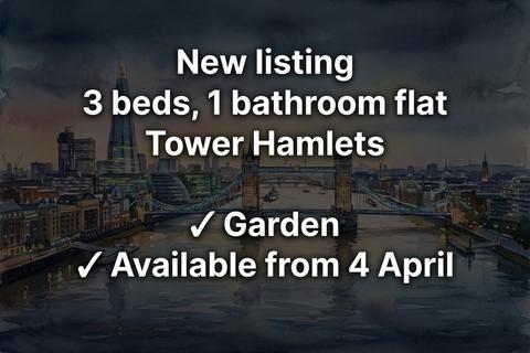 3 bedroom ground floor flat to rent, Rigden Street