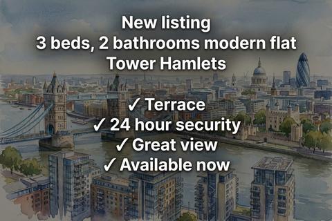 3 bedroom flat to rent, Crowder Street