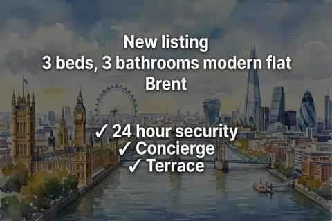 3 bedroom flat to rent, Belgrave Road