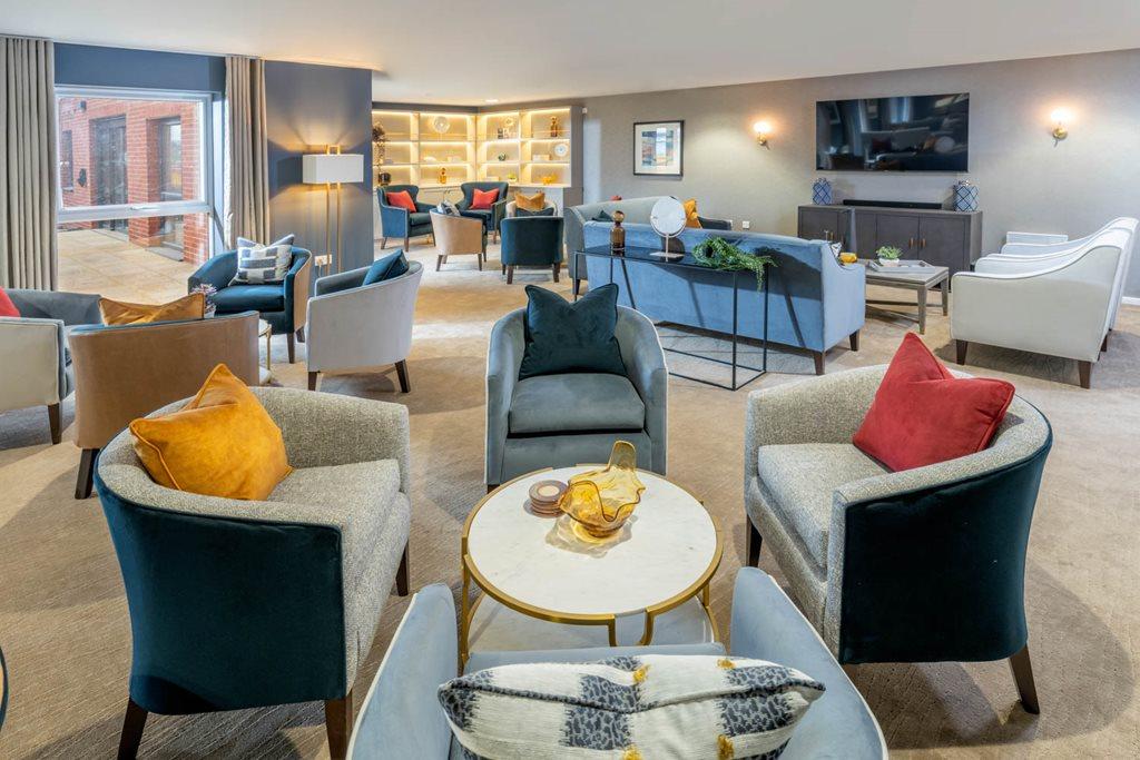 Typical communal lounge