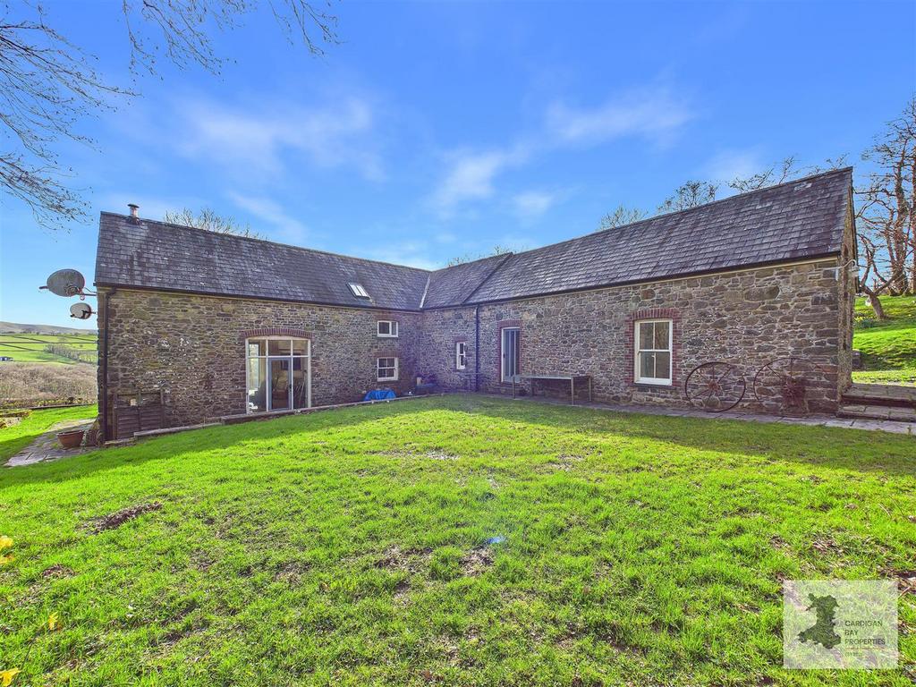 Rear view of main house