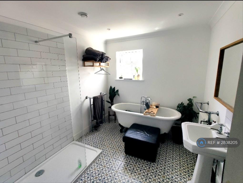 Bathroom With Bath And Walk-In Shower