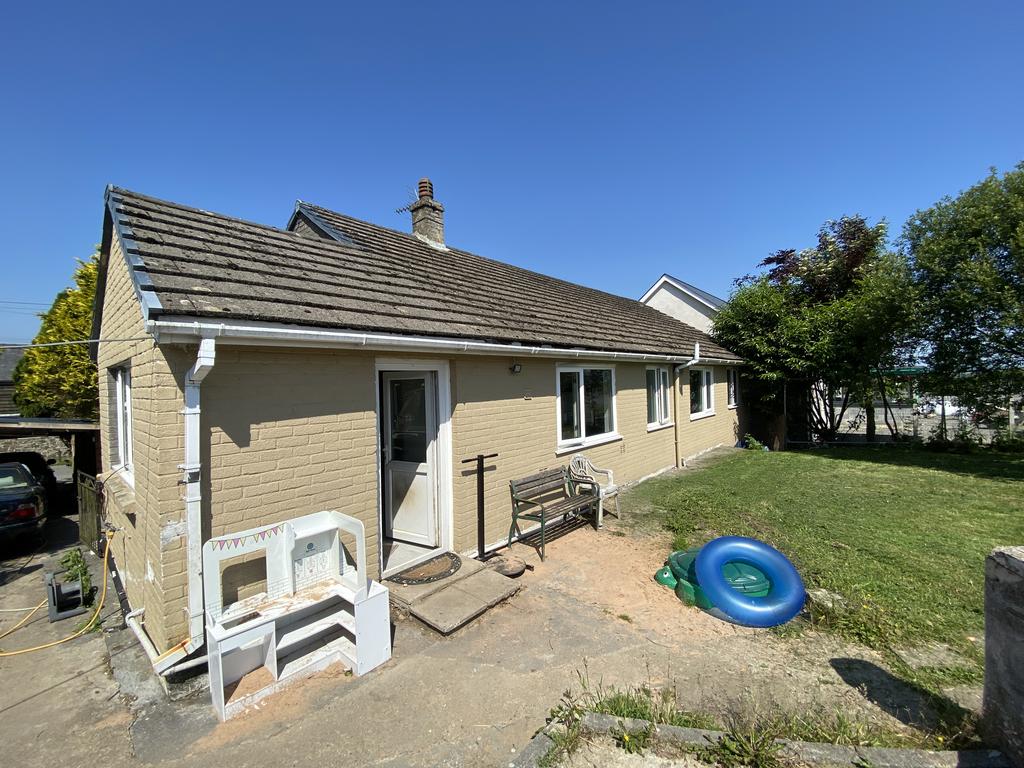 Rear of property