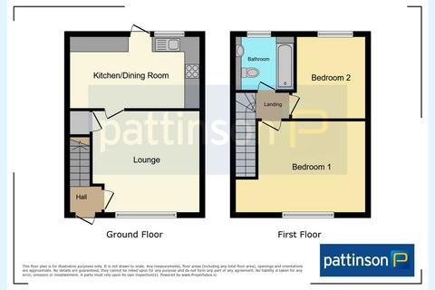 2 bedroom terraced house for sale, Grasmere Terrace, South Hetton, Durham, Durham, DH6 2RU