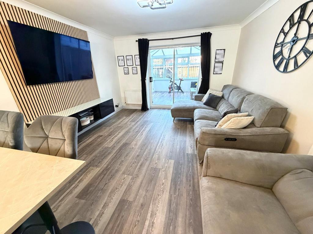 Open plan living area
