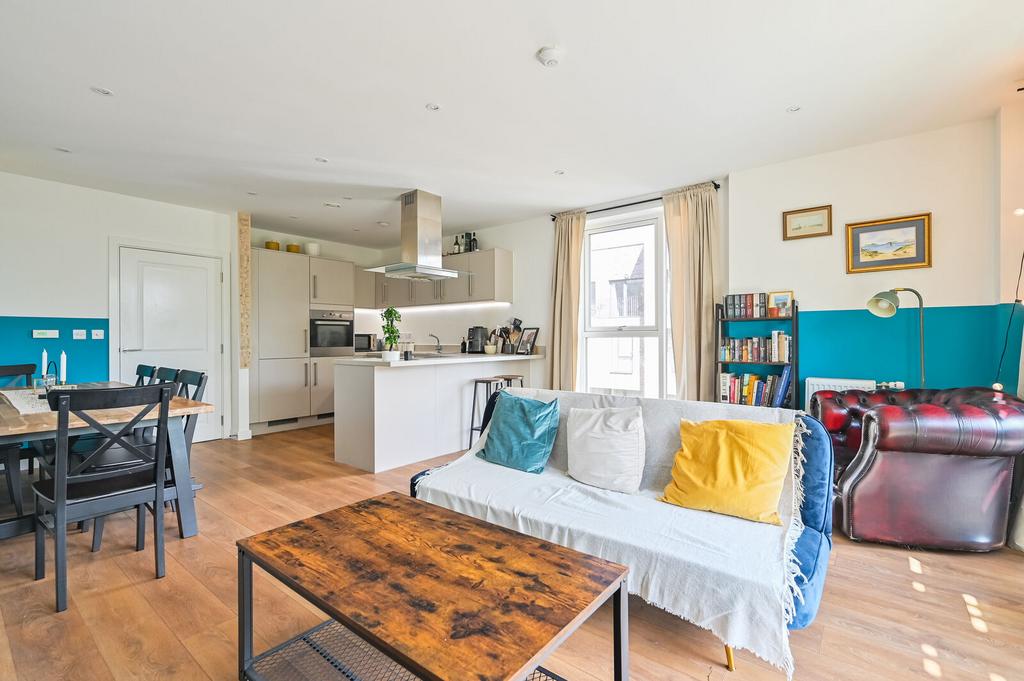 Open-plan living area, open plan living