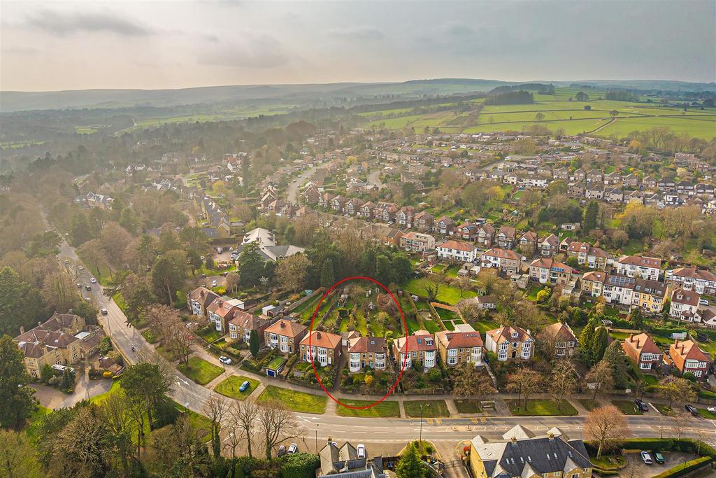 Aerial of house and area