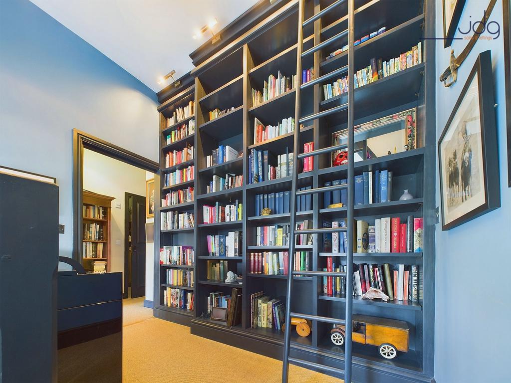 Mezzanine Bookshelves
