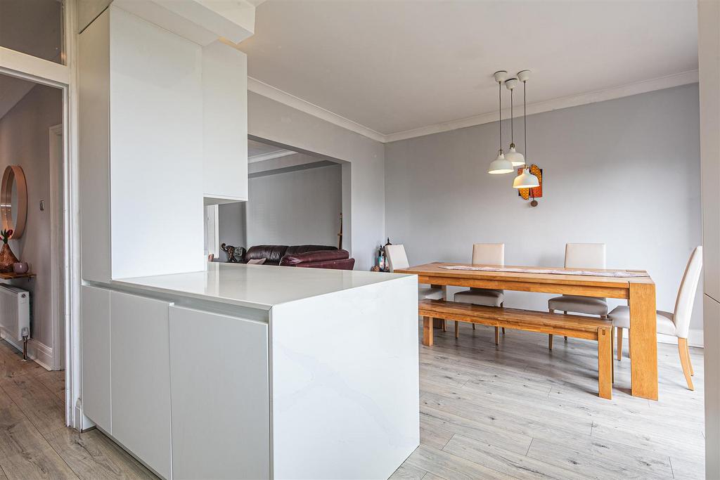 Kitchen through to dining
