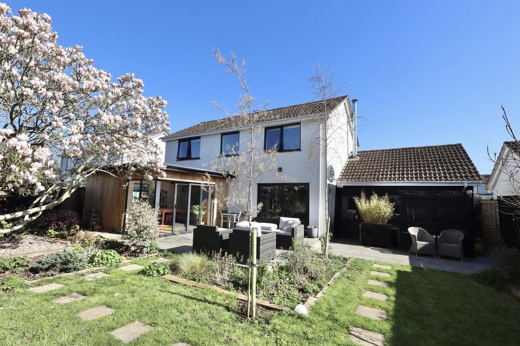 Rear elevation and garden