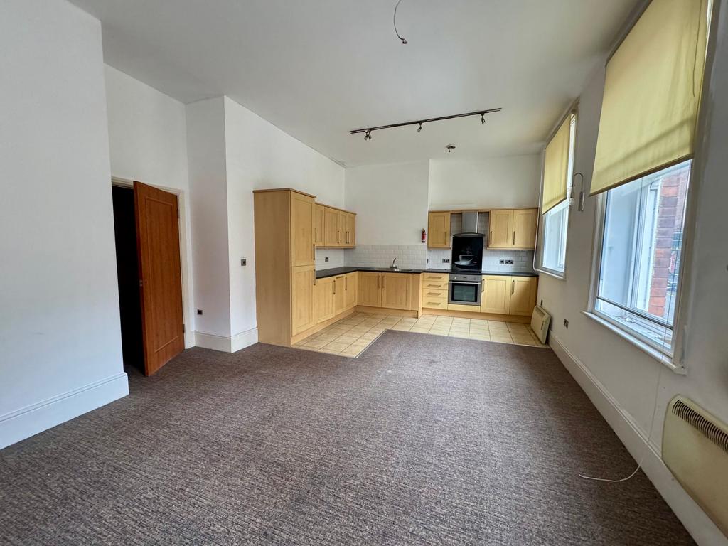 Open Plan Living Area and Kitchen
