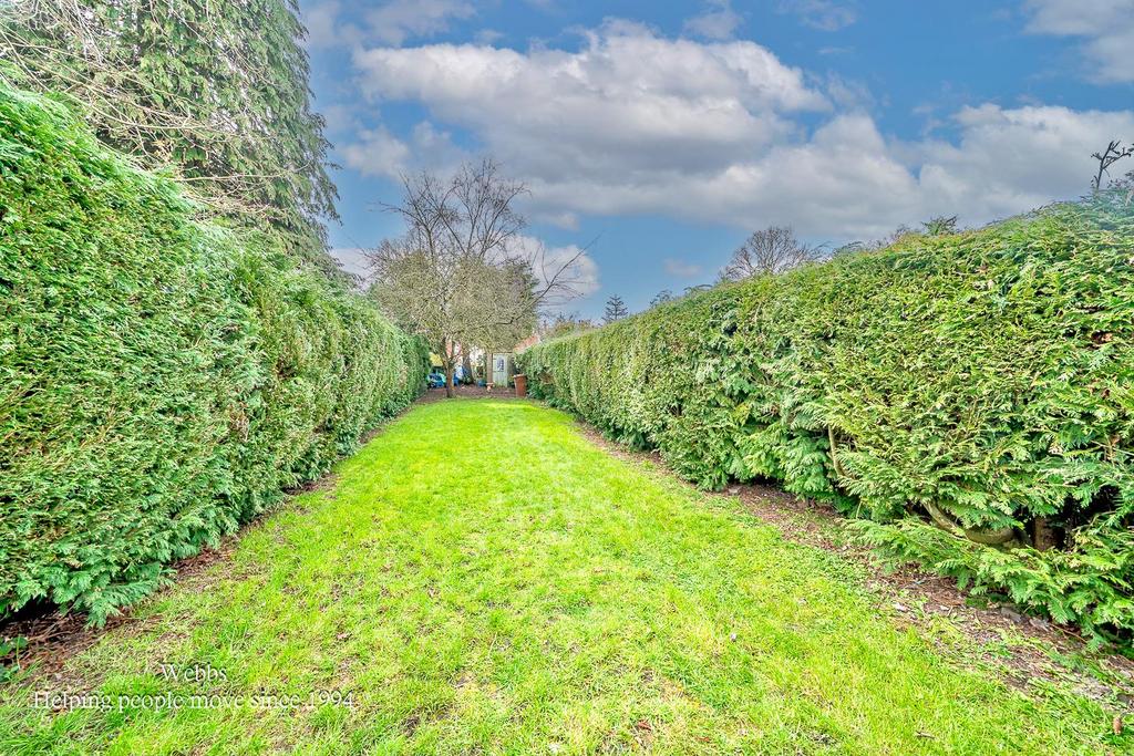 Rear garden