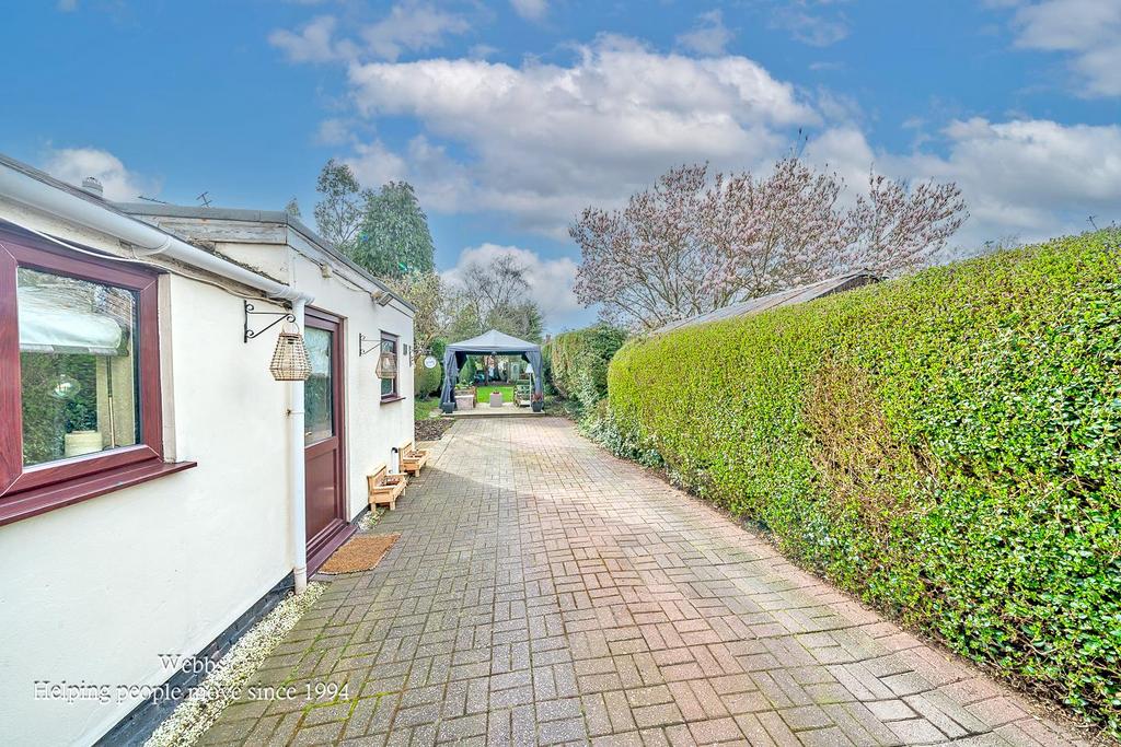 Driveway and garden