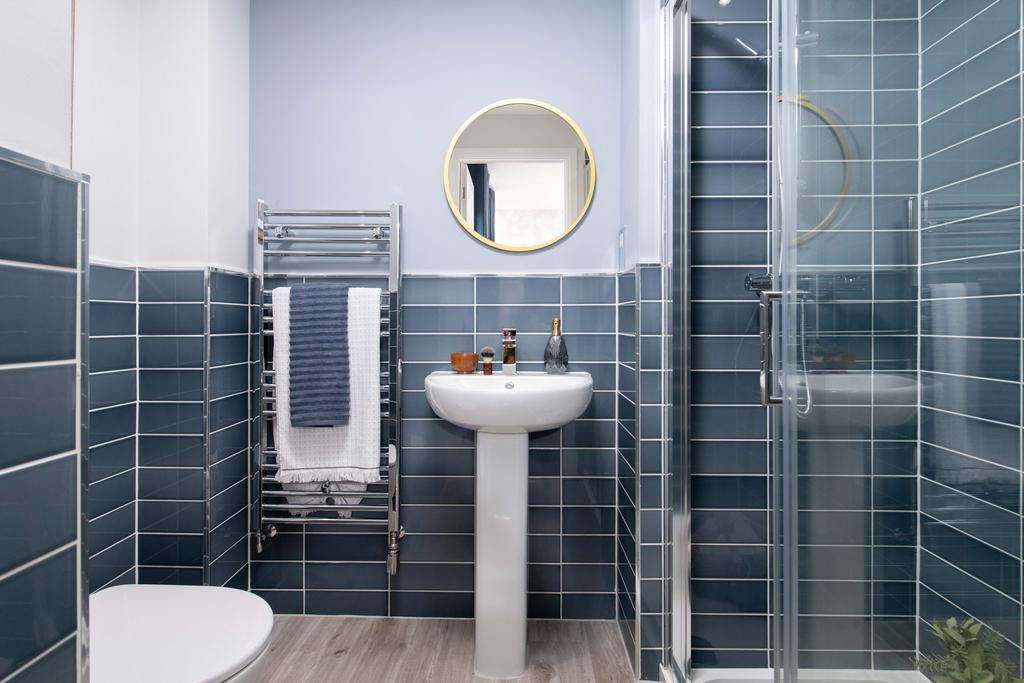 Internal view of a bathroom in a Radleigh house...
