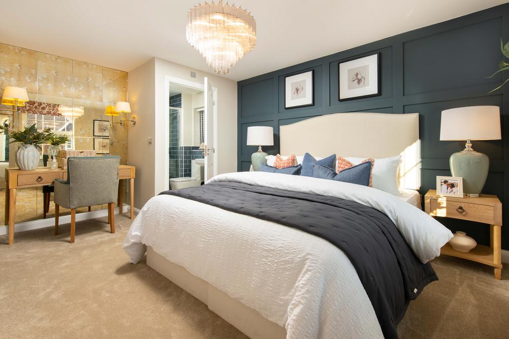 Curborough Fields Culver Show Home Main Bedroom