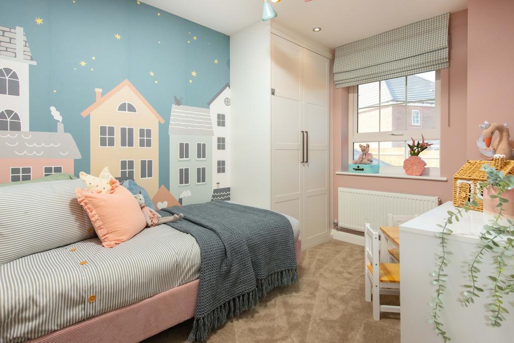 Curborough Fields Culver Show Home Bedroom 4
