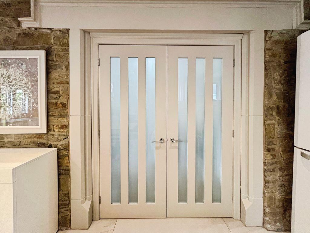Doors from kitchen