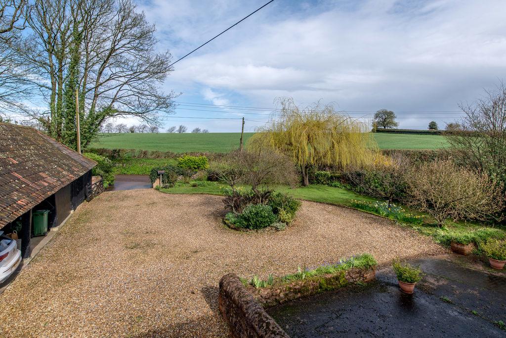 Driveway and view