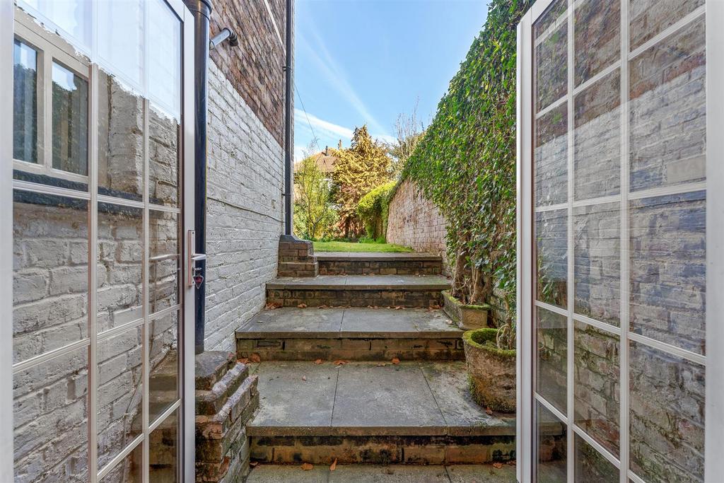 Stairs to garden