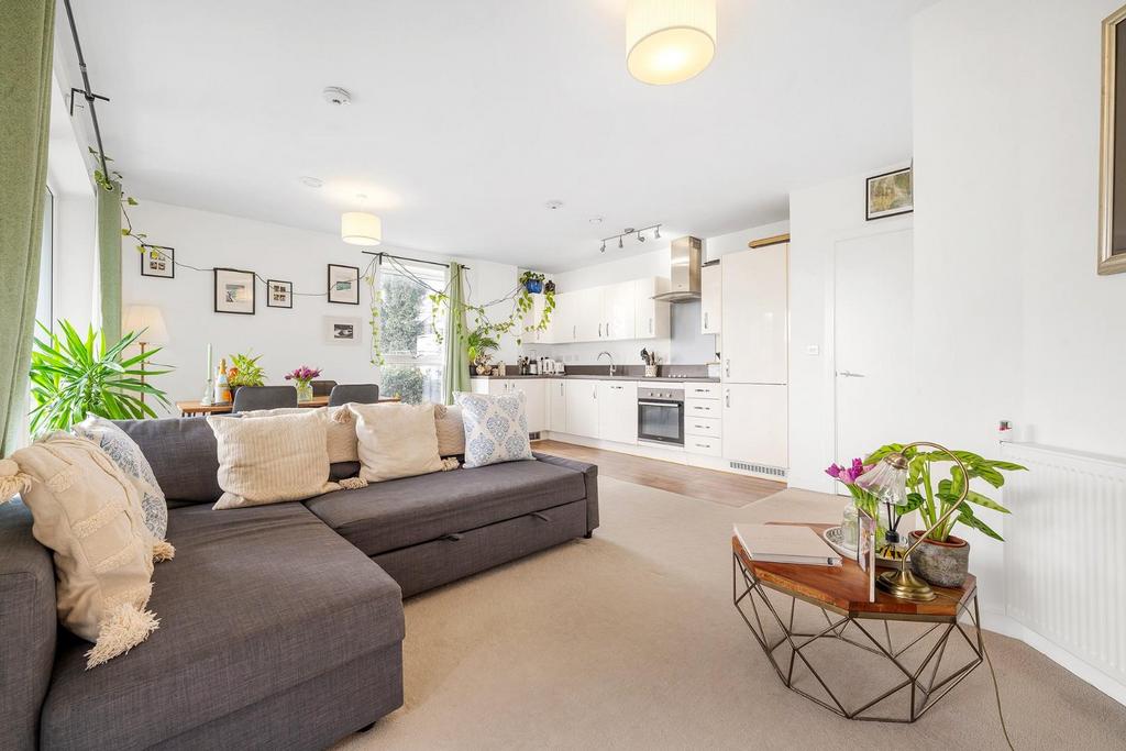 Open-plan living area, open plan living